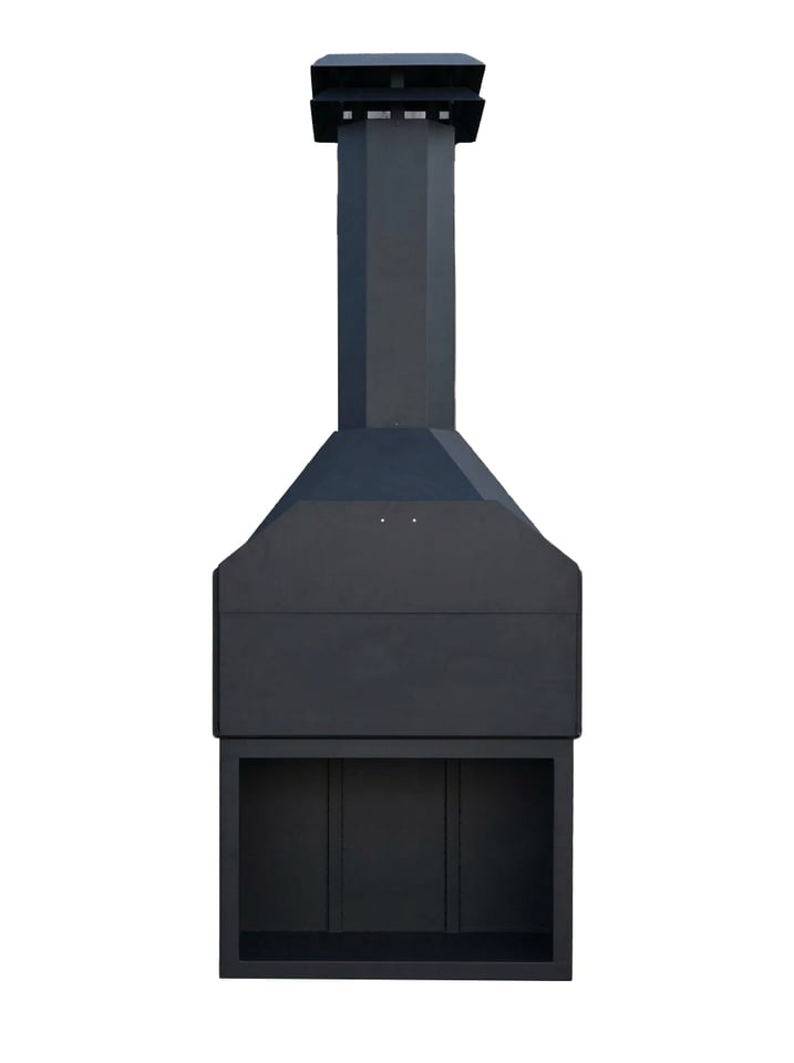 Vrijstaande Braai BBQ 120 cm – Inclusief Onderstel en Schoorsteen | Brant