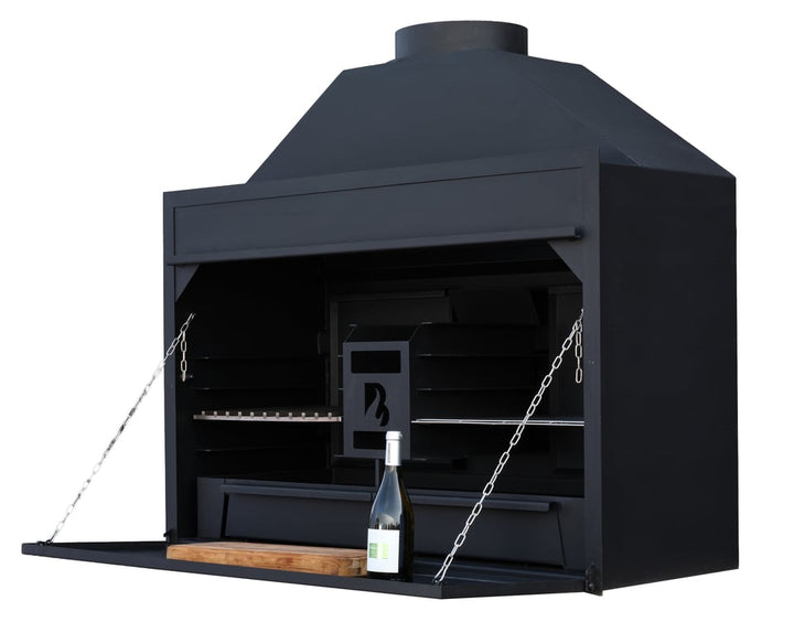 Inbouw Braai BBQ 120 cm – Houtgestookte BBQ voor Buitenkeuken | Brant