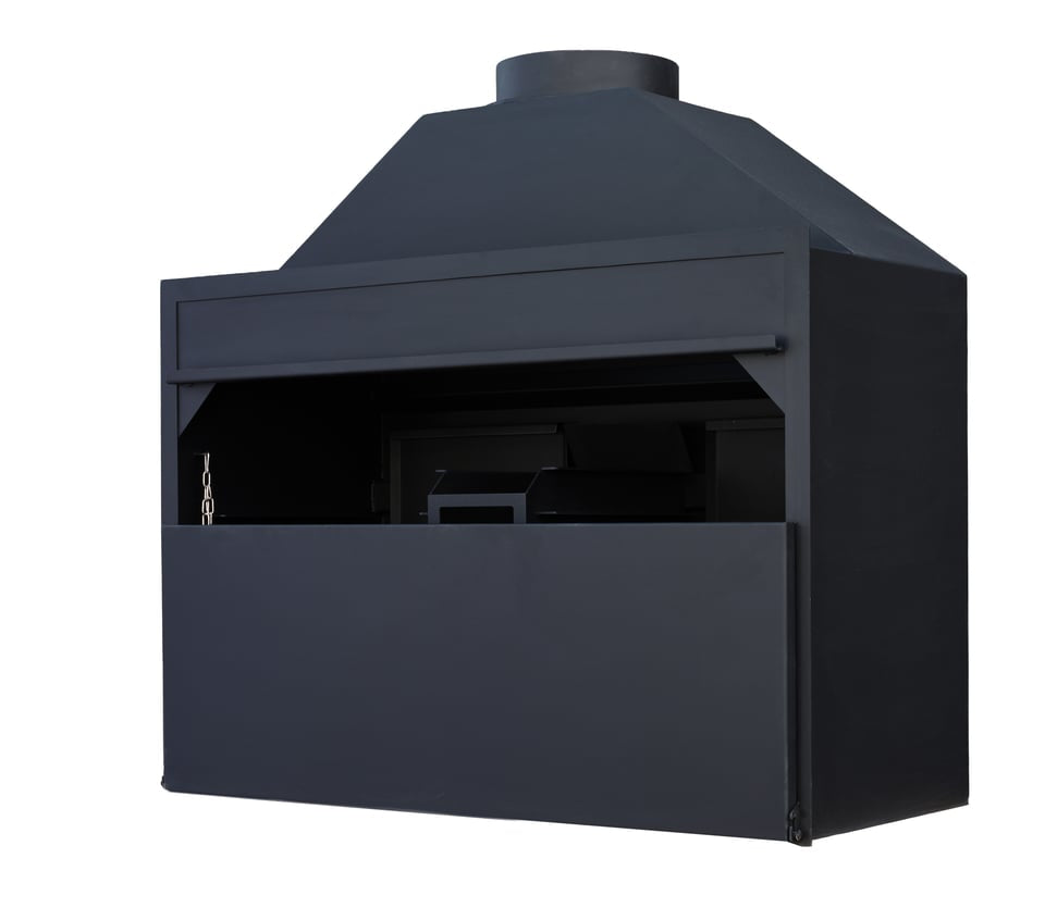 Inbouw Braai BBQ 120 cm – Houtgestookte BBQ voor Buitenkeuken | Brant