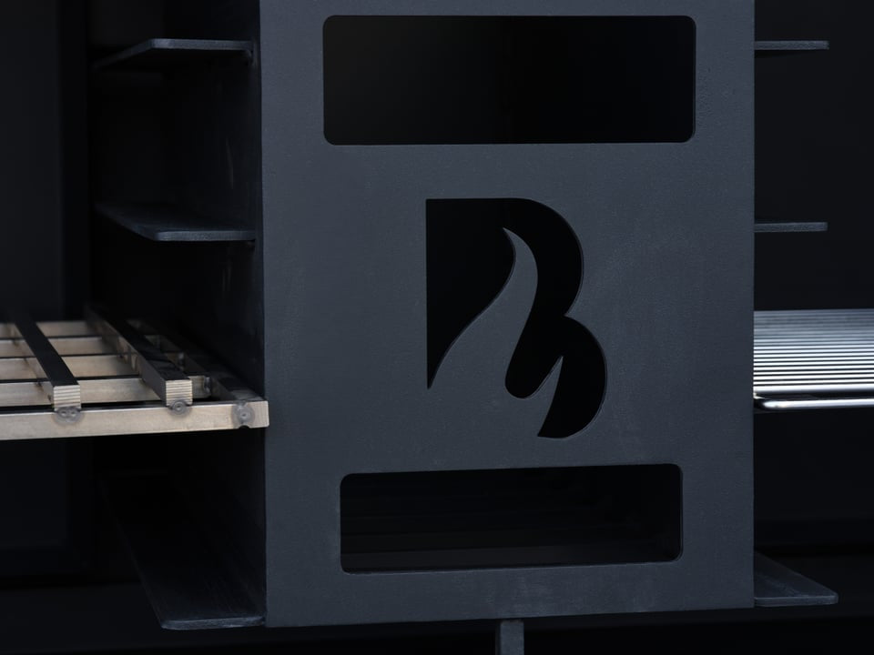 Vrijstaande Braai BBQ 120 cm – Inclusief Onderstel en Schoorsteen | Brant