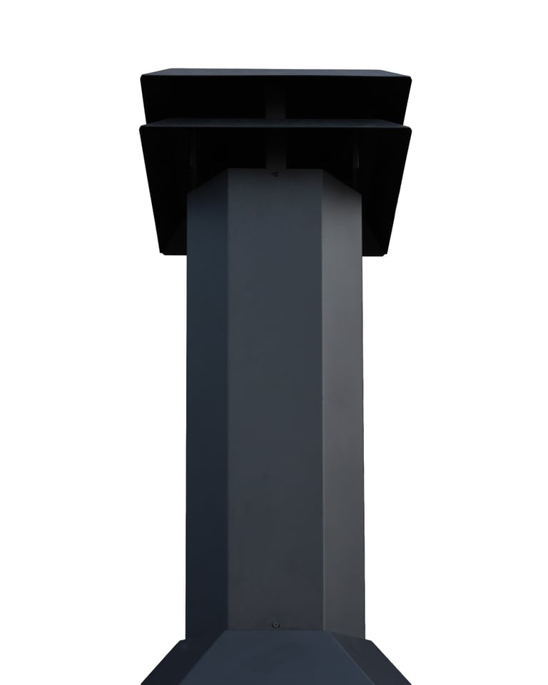 Vrijstaande Braai BBQ 120 cm – Inclusief Onderstel en Schoorsteen | Brant