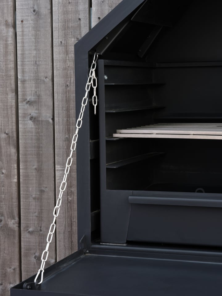 Vrijstaande Braai BBQ 120 cm – Inclusief Onderstel en Schoorsteen | Brant