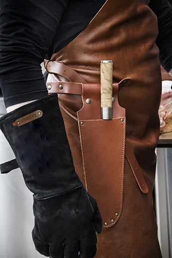 Xapron BBQ handschoenen suède black