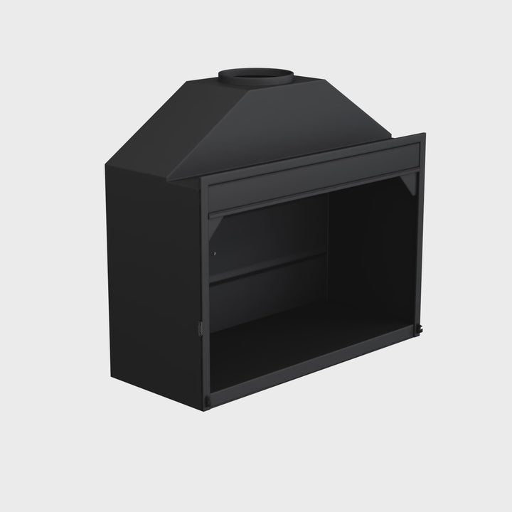 Inbouw Braai BBQ 120 cm – Houtgestookte BBQ voor Buitenkeuken | Brant